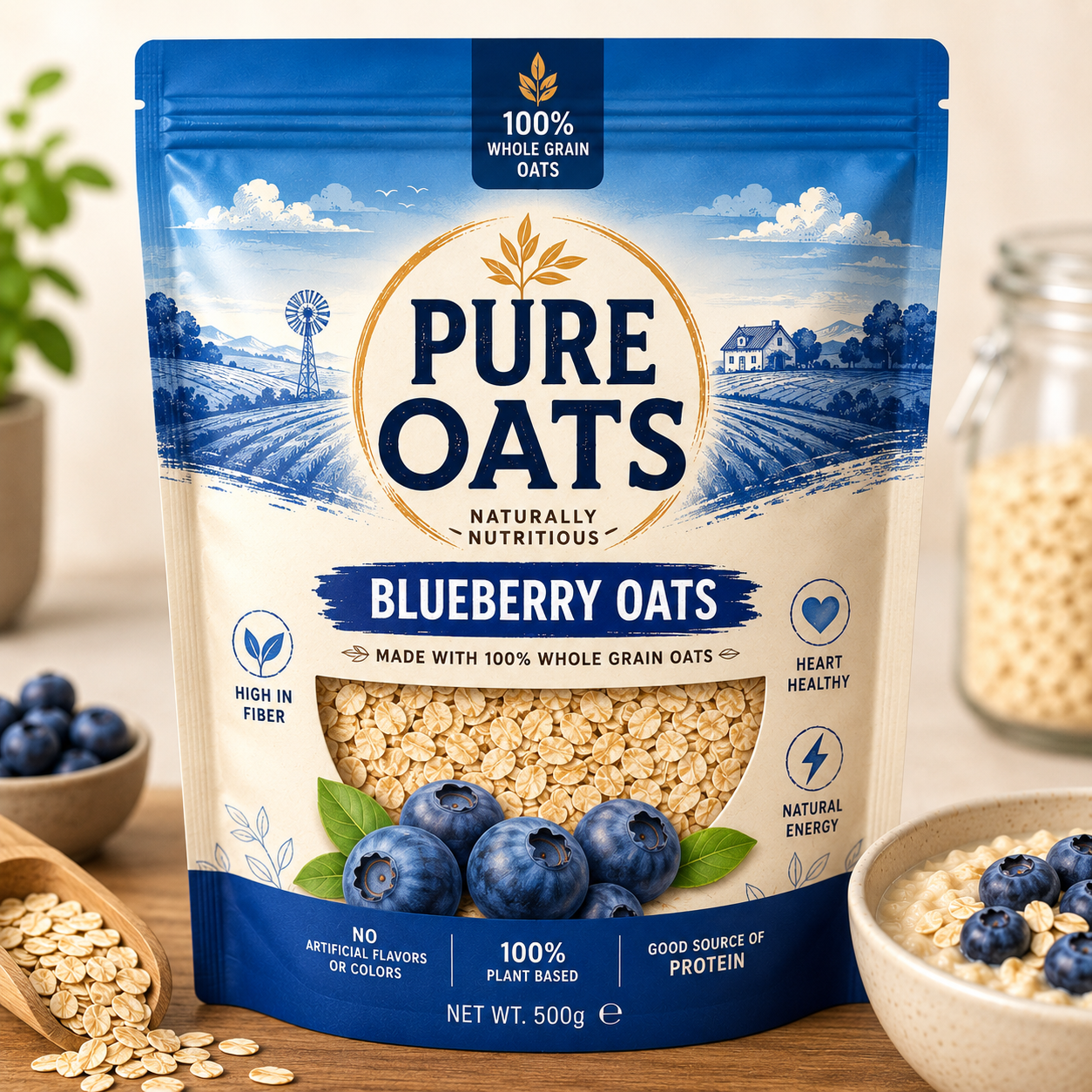 Blueberry Oats