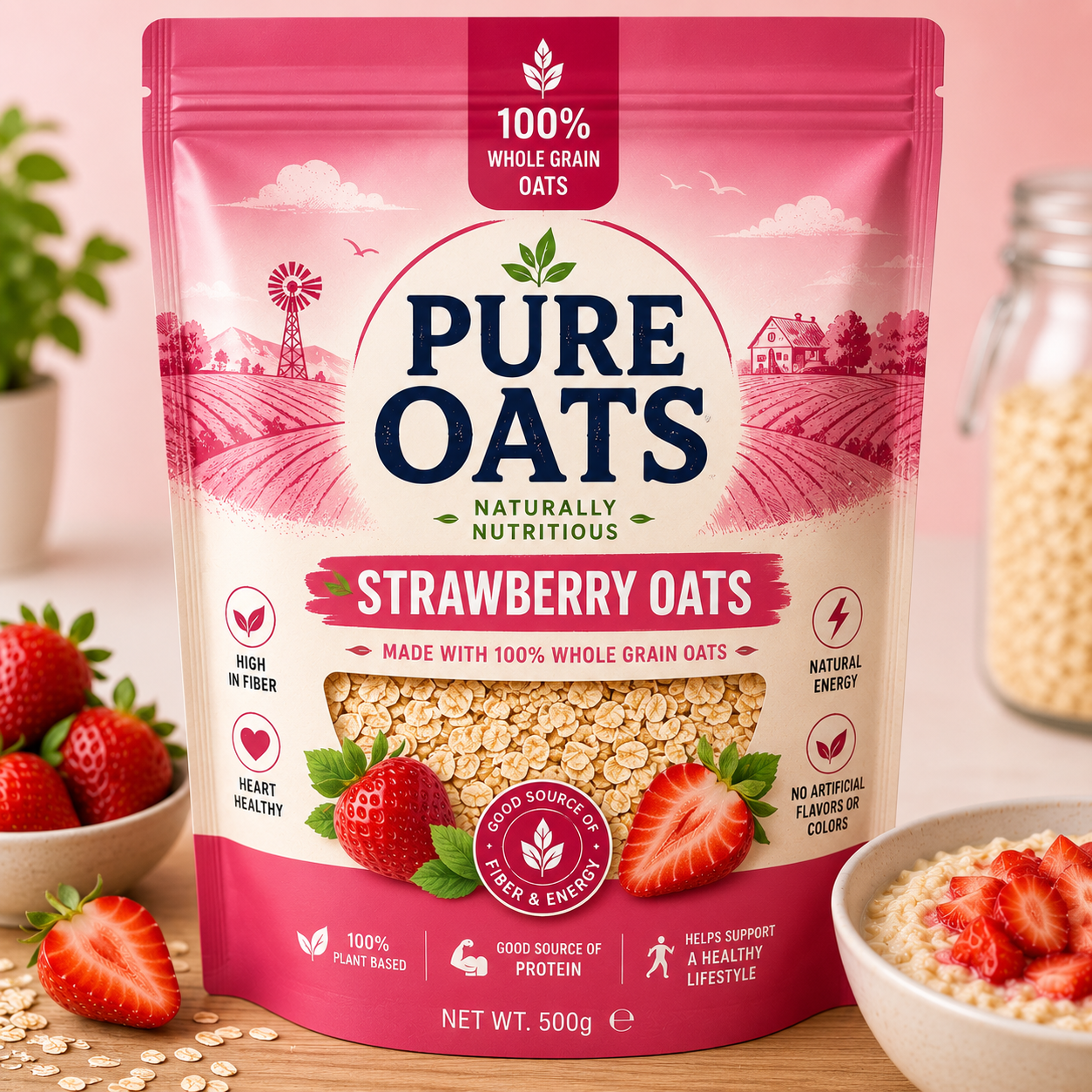 Strawberry Oats